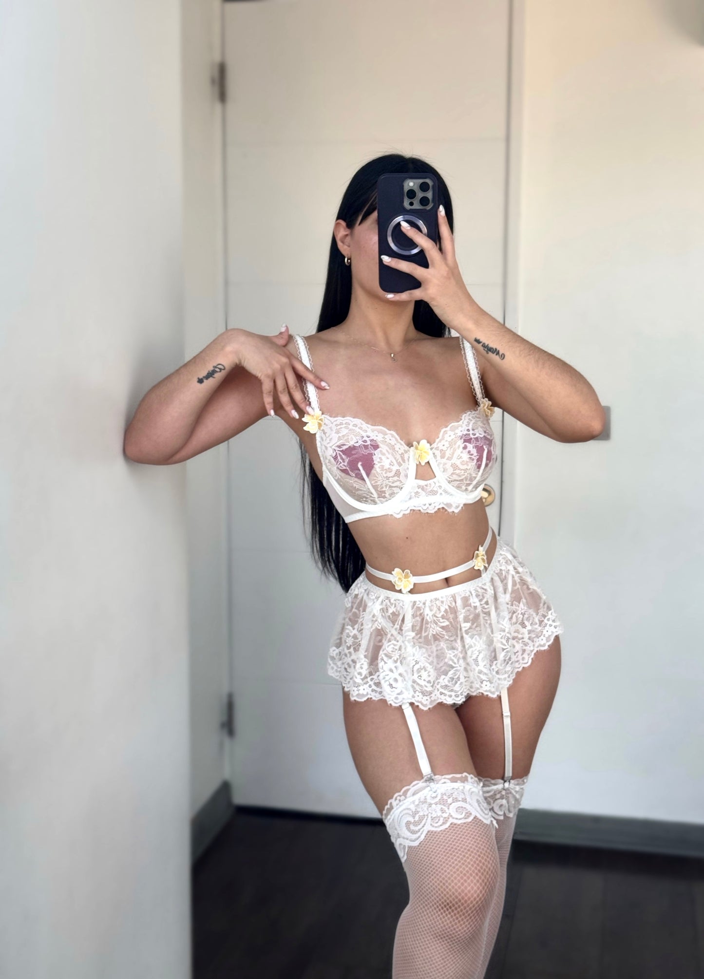 Set lenceria encaje Genovia