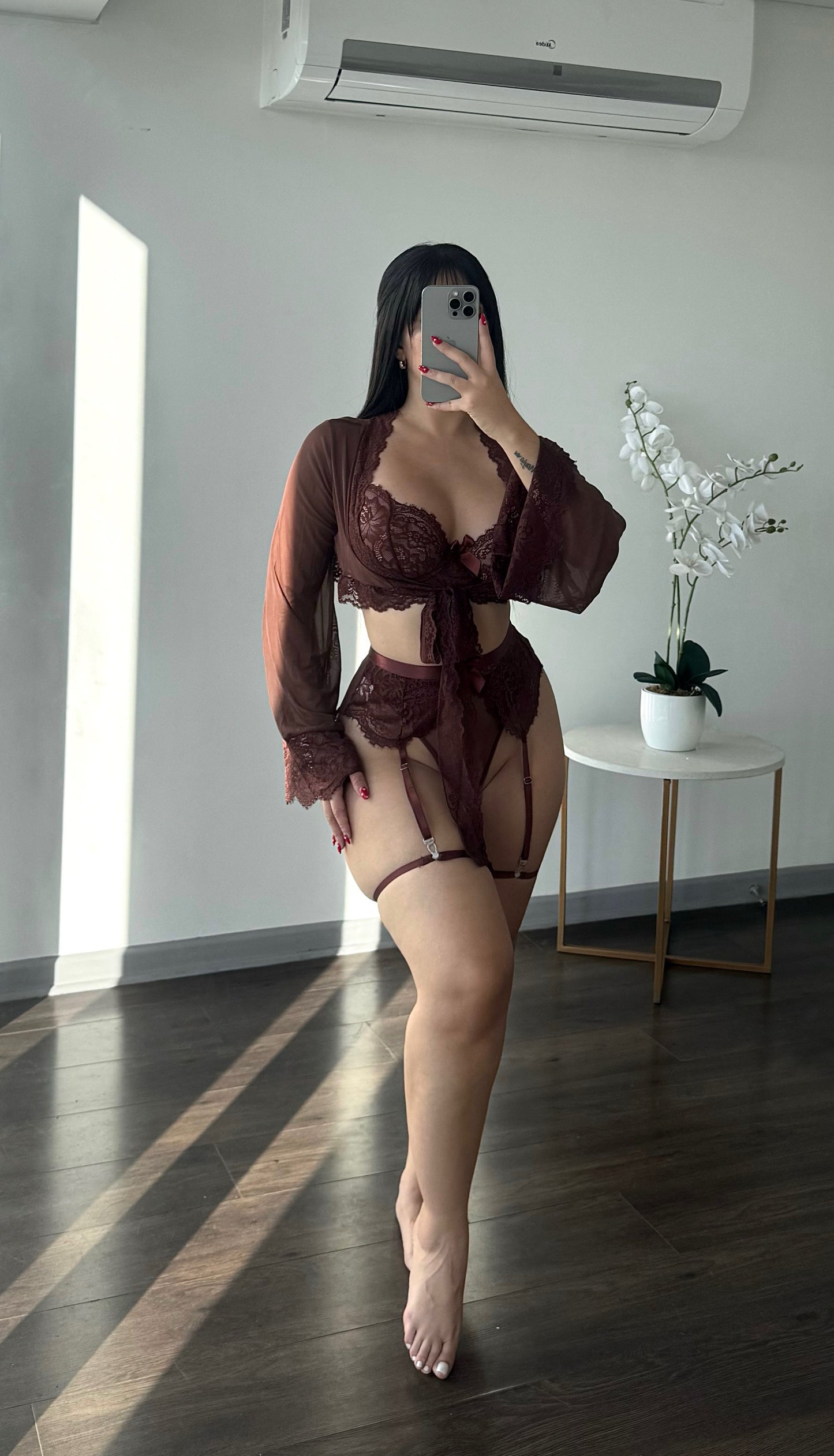 Conjunto lenceria encaje Annecy