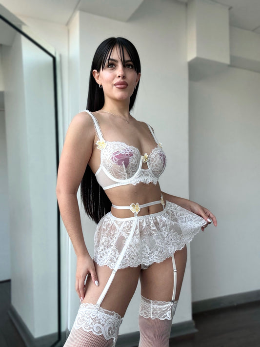 Set lenceria encaje Genovia